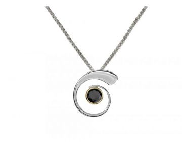 Nautilus Pendant - Size, Stone & Metal Choices